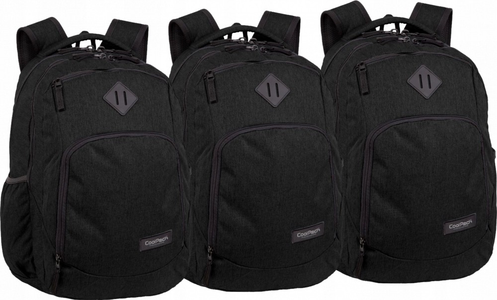 Mestský a Výletný Študentský Batoh CoolPack Čierna Edícia Snow